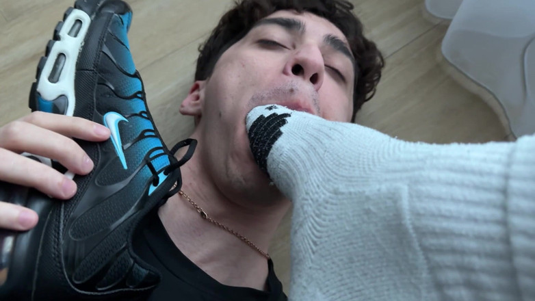 1JackDaniel: Sniffs Socks and Both Cum
