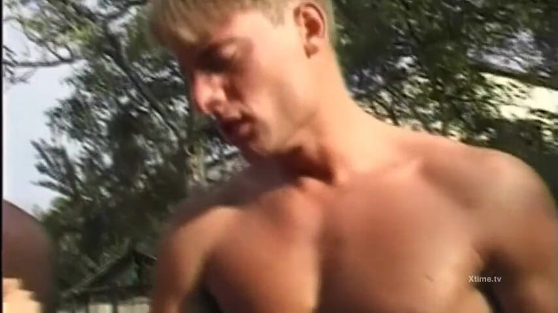 Monster Cocks: Brunette slammed in all her holes by four wild cocks