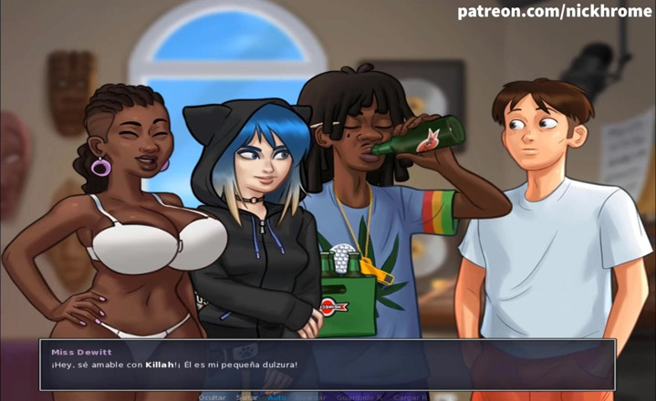 Cartoon Universal: Summertime saga 65부 - Dewitt 부인 (스페인 서브)
