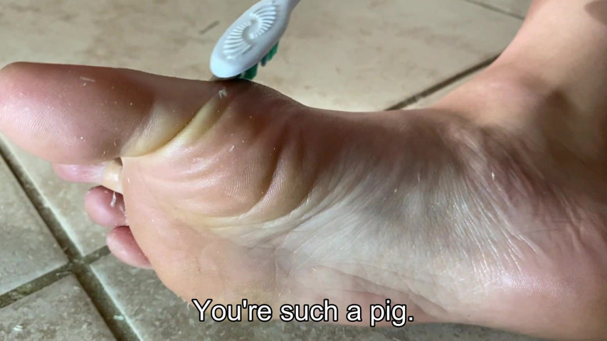 Foot Humiliation with Your Toothbrush (Ivys Feet) Foot Humiliation with Your Toothbrush (Ivys Feet)