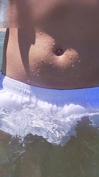 People on the Beach Freak Out When I Get Wet in Shorts