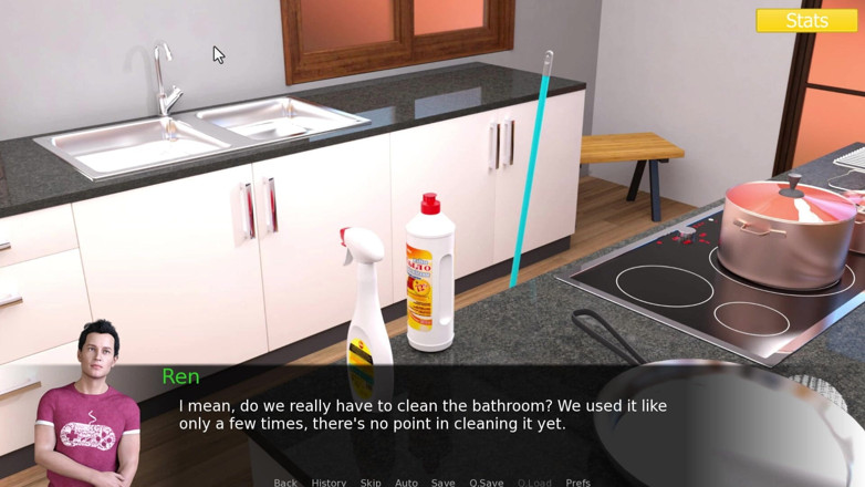 3D Cartoon Porn: Erotica 11 - Ren ช่วย Riley ทําความสะอาดบ้านและถ้าเขาขับรถ Lilly Home Path ด้วย