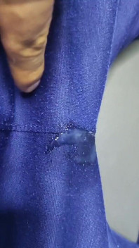 Man Jerks off a Big Load in His Sweatpants After Doing His Morning Exercise