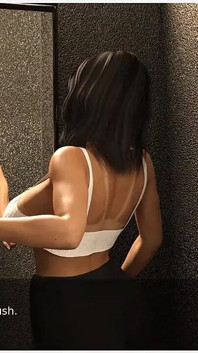 Project hotwife - gameplay - suami ngentot istri gaya doggy sampai dicrot di toket dan tubuhnya