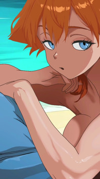 Pokemon Hentai Parodi. Mesyuarat Ash dan Misty di luar. Part1