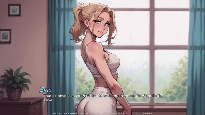 AVNTeller: Teman wanita baru saya #2 - Adik tiri berambut merah menunjukkan pakaian...