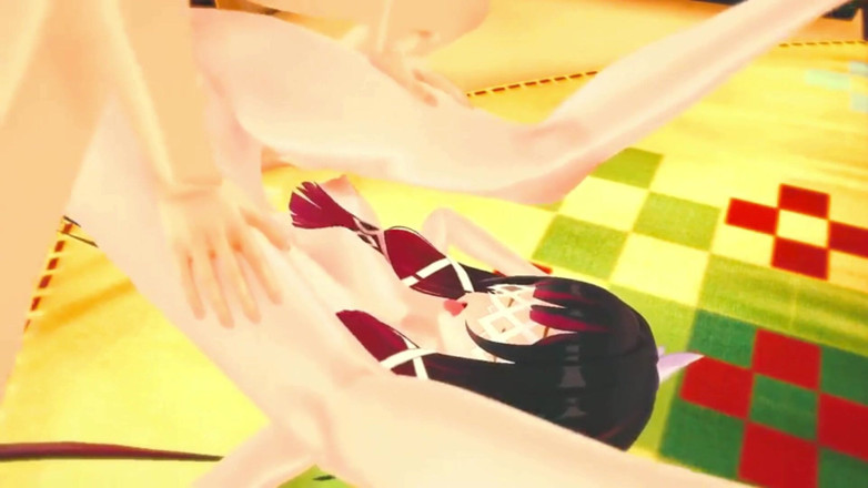 NSFWOtaku: Impak Genshin - Adegan seks tegar Columbina dengan Aether - Animasi Hentai 3D