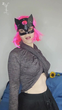 Be Tempted by My Tits and Kitty Mask as I Pleasure Myself
