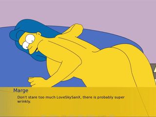 LoveSkySan69Real: The Simpson Simpvill, partie 7, levrette Marge par Loveskysanx
