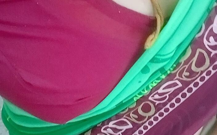 Krish meera: Tamilská sexy manželka sundá Saree