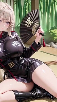 Okamžik svlékání blonďaté Valkyrie, ta skvělá černá uniforma je šílená!