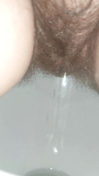 Pee Pissing in the Toilet