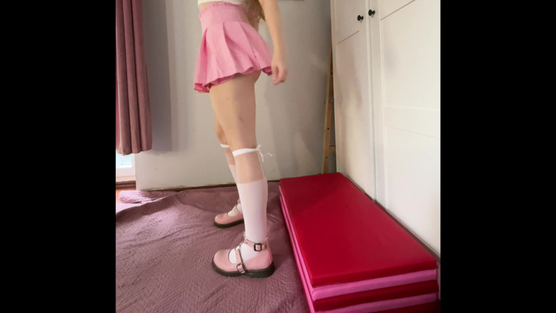 Inga lillypop girl: Machine Fucks Me Hard in My Ass and Pussy