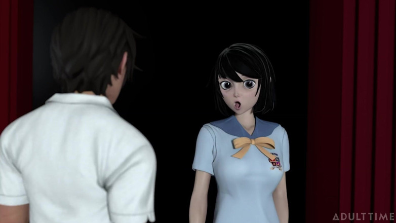 Hentai Sex School: Hentai Sex College 2 semestr część 1 - Hentai Cutie zostaje zalana pierwszego...
