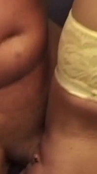 Hot Blonde Wife Teresa Yellow Lingerie Anal Cuckold