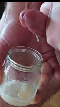 New Super Cumshot From Cicci77 and Pedro! as Always After a Long Masturbation the Sperm Is of Excellent Quality!