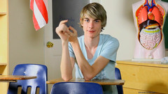 Teach Twinks: Hottie Preston Andrews hat ein paar dinge zu teilen