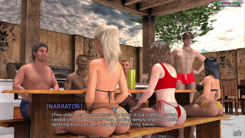 Porny Games: Según Sofia por Grima Grima - pareja teniendo anal en la...