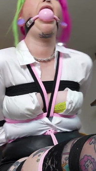 Mimi's Ultimate Bondage Ordeal: Secretary Tied Tight, Gagged, and Mercilessly Tormented! 