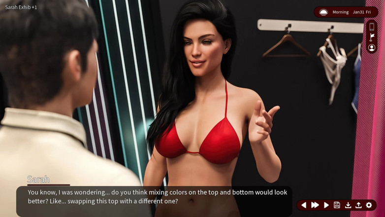 Dirty GamesXxX: Keinginan Berbisik: Suami Menghukum Istrinya Untuk Menggoda Sales Toko Baju -...