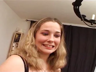 Cute French Teen Enjoys Dick in the Ass
