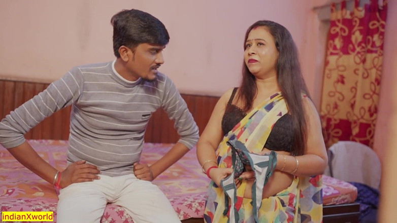 Indian Xshot: デジバビはバルコニーからブラを投げます!バビセックス