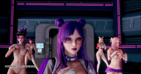 3D-Hentai Games: Dreamcatcher - Urlo danza nuda Ahri Akali Akali Kaisa Evelynn Seraphine...