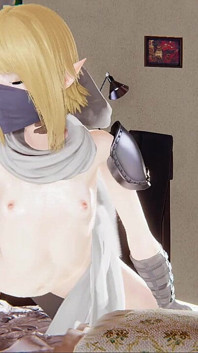 Zelda Yaoi - Link Femboy futută de un băiat negru