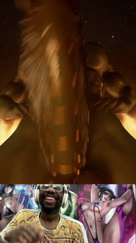 Big Huge Thicc Milky Ass Hard Cock Futa Orc Plops Her Cock All on Your Fucking Face