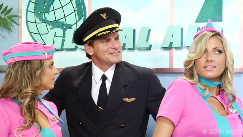 Adventures In Pornland: Nu avion - Însoțitorii de zbor - S6 - Kacey Jordan, Eric John