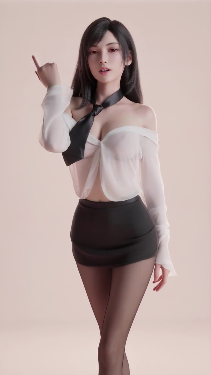 3D-Hentai Games: Tifa's Confident Dance (Sistar - atât de cool)