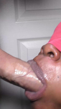 Interracial pOV sperma sväljer från stor kuk