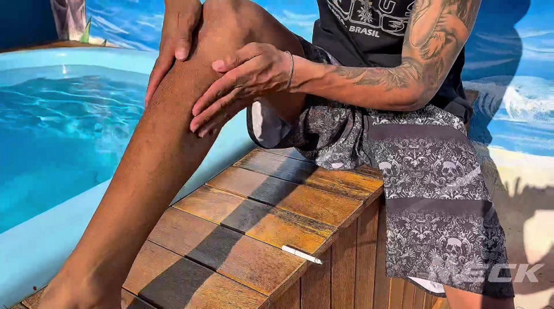 Meck ToyBoy: A Beautiful Day for a Cigarette, Sunbathing, and Moisturizing the...