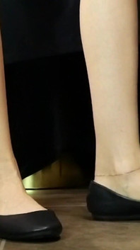 Creaking Ballet Flats Worship Asmr