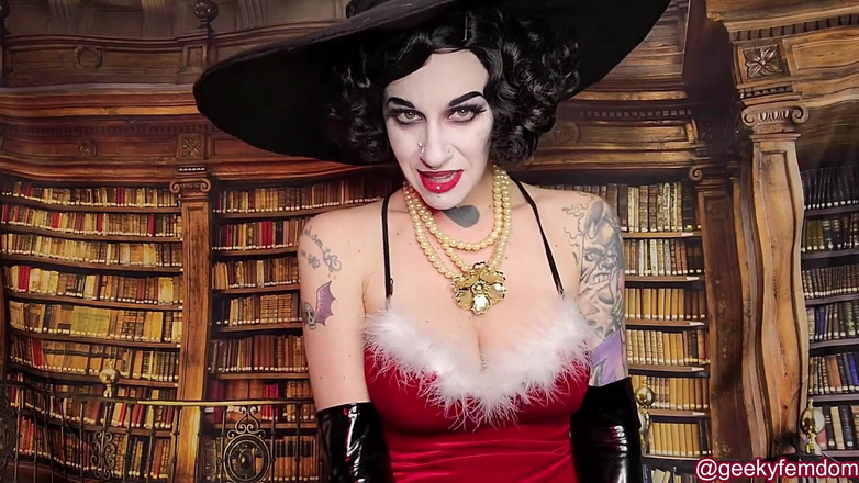 Geeky Femdom: Món quà kỳ nghỉ của quý bà Dimitrescu