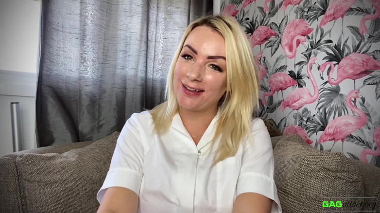Gag Attack: Penny Lee - Nurse self gag
