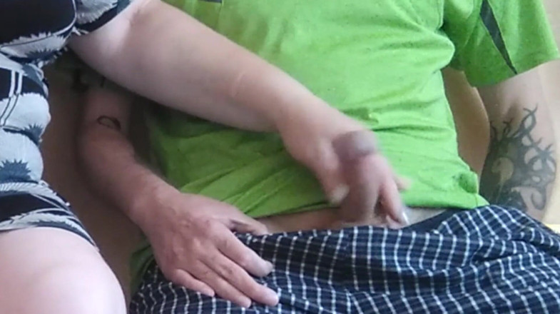 Zona901: Fingering my cock making me cum #2