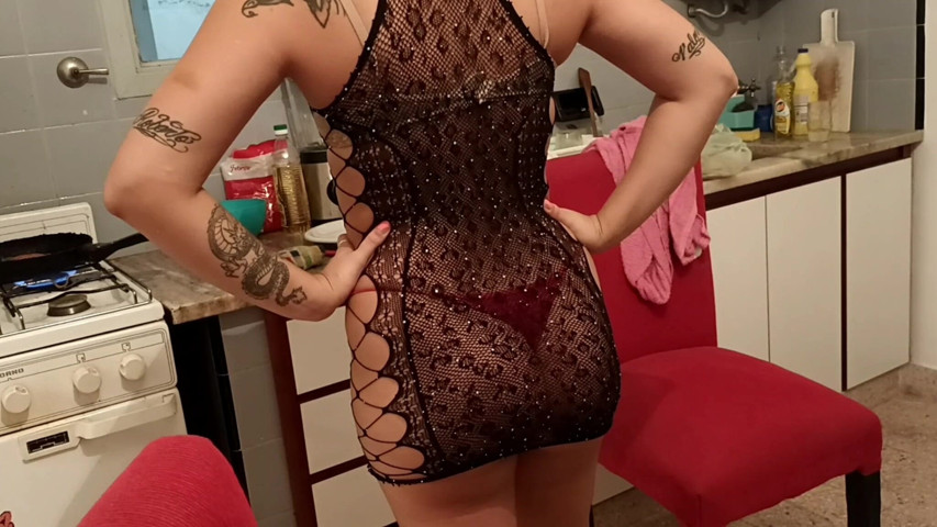 Fucking in the Kitchen with My Young Stepfather's Beautiful Cock (Bananacaseros)
