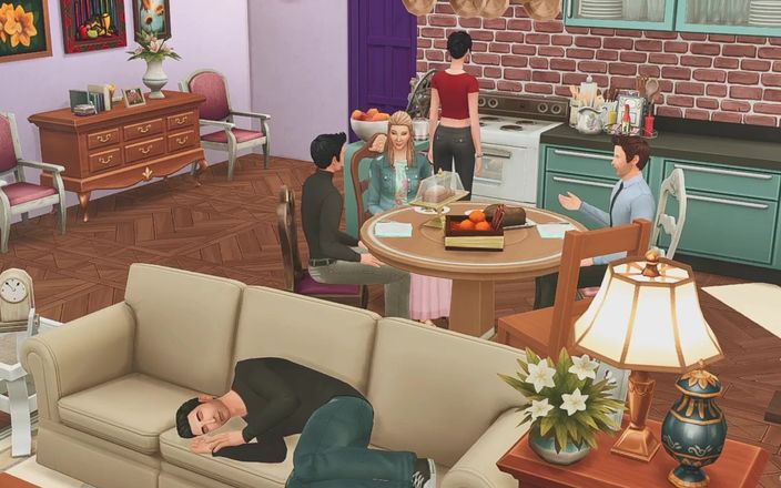 TheBlissfulSimmers: 电视节目的xxx改编系列Friends_vol.3家庭群交派对