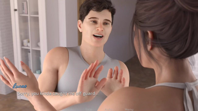 Neorm: 귀여운 소년과의 두 아름다운 여자 대화