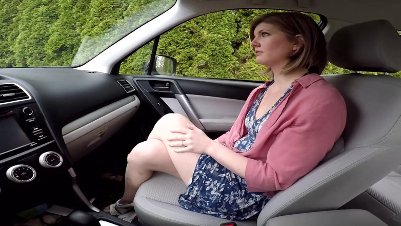 Housewife Ginger: In Rental Car with Co-worker