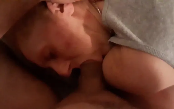 Big Red and her Pretty Kitty: Red sucks my cock and gets fingered