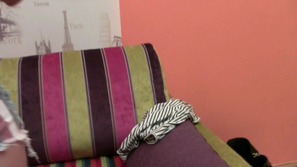 Dirty fantasy: My blonde stepdaughter has an orgasm on cam