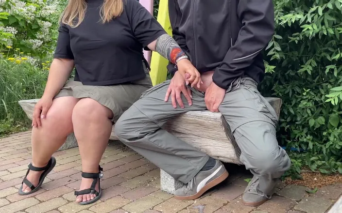 OurFetishLife: Mother-in-law's Gorgeous Hands Made Me Cum in the Park