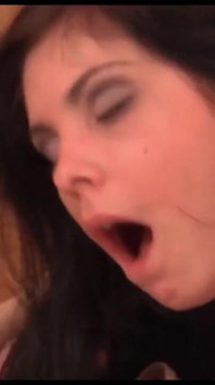 Sexy young threesome sex party
