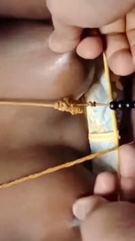 Desi Wife Black Queen Renu BDSM Nipple Pull & Hard Boob Squeeze by Bestie Githane! Indianhotwifex