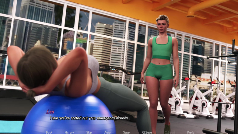 Snip Gameplay: Shemevolution alternatif 1 Leo dikongkek pantatnya dengan keras