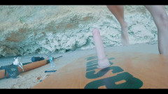 DaringKiara: Widziałeś kiedyś dziewczynę ruchającą się stand-up-paddle-board na oceanie?