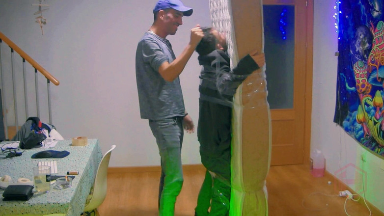 Amadeus studio: Tied to the bed to fuck hard