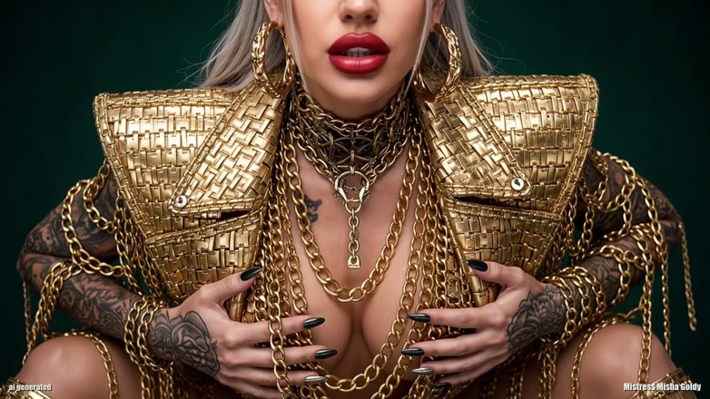 Goddess Misha Goldy: Pinned by My Heel